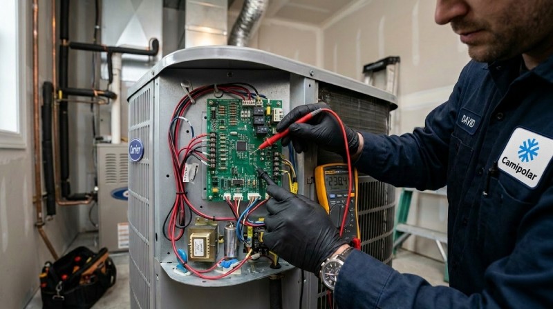 Servicio de reparación de aire acondicionado